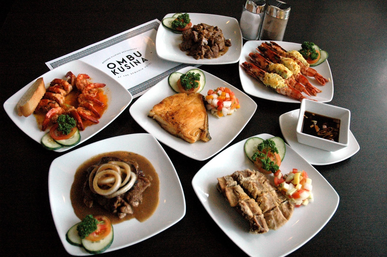 Ombu Kusina dishes overhead